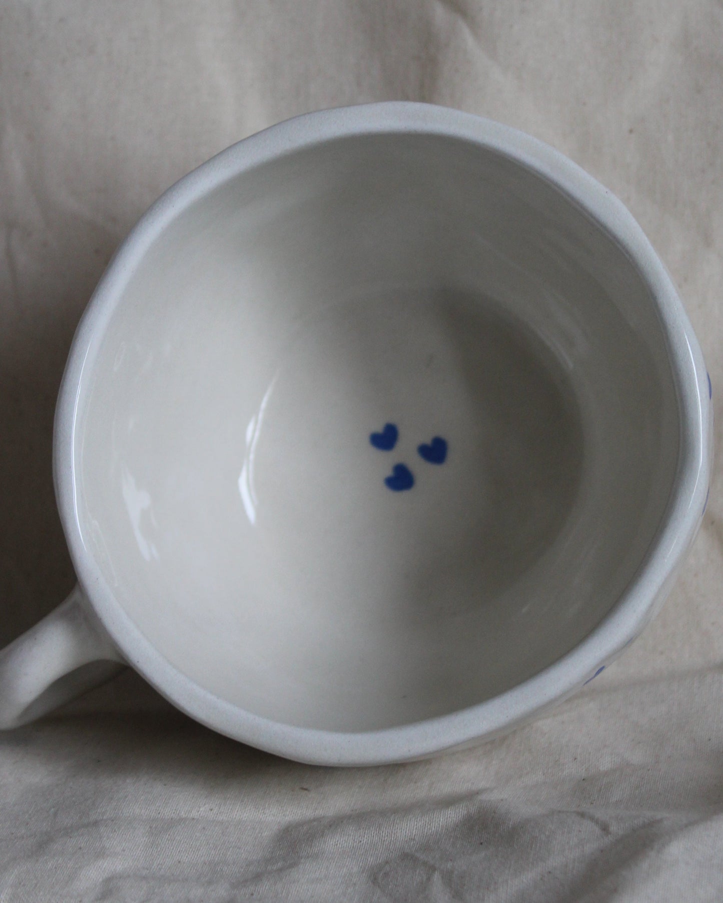 Tazza CUORICINI blu