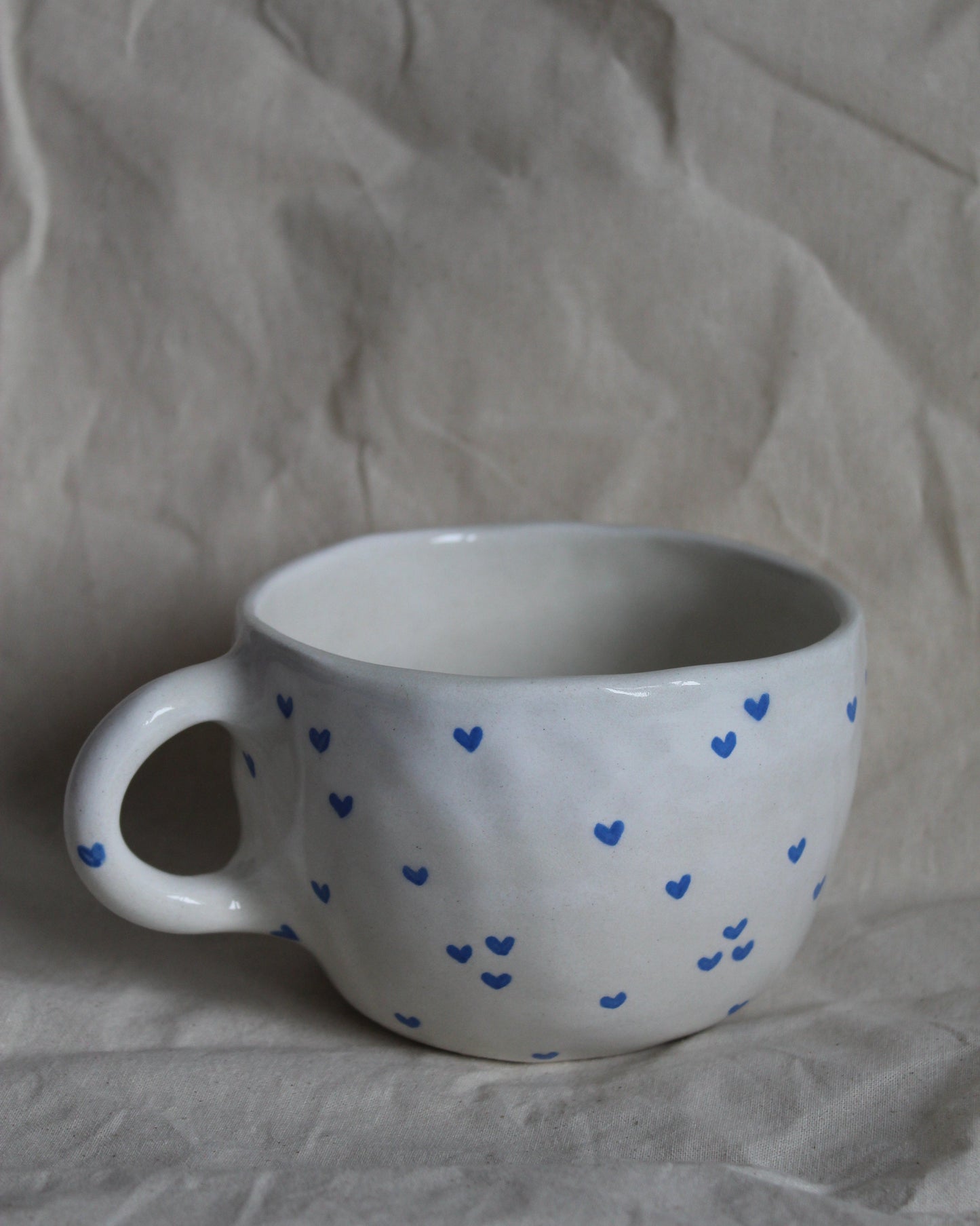Tazza CUORICINI blu