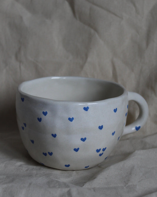 Tazza CUORICINI blu